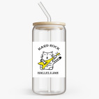 Банка с бамбуковой крышкой