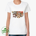 Женская футболка органик