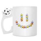 Кружка с футбольным мячиком