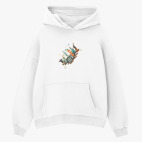 Толстовка худи оверсайз