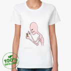 Женская футболка органик