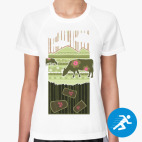 Женская спортивная футболка