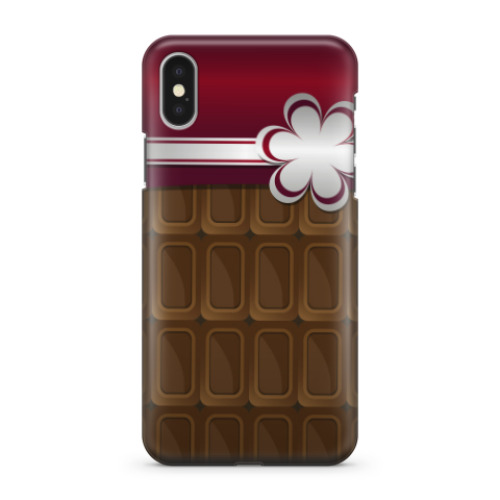 Чехол для iPhone X шоколадка