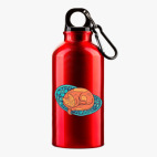 Металлическая бутылка 400 мл UV-DTF