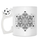 Кружка с футбольным мячиком