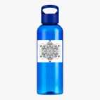 Прозрачная спортивная бутылка