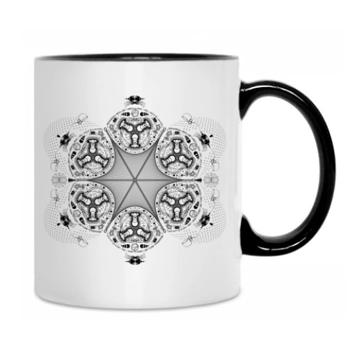 Кружка с принтом 'Психоделика-2'