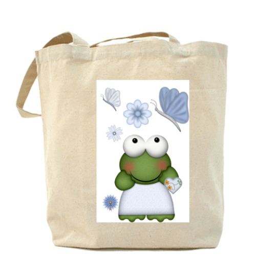 Сумка шоппер с принтом Холщовая сумка