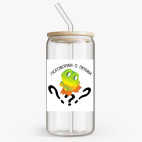 Банка с бамбуковой крышкой