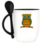 Кружка с ложкой