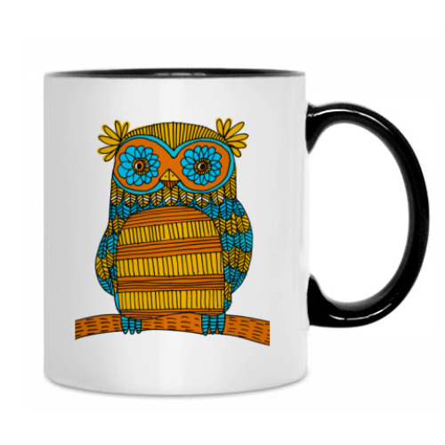 Кружка с принтом СОВА