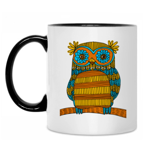 Кружка с принтом СОВА
