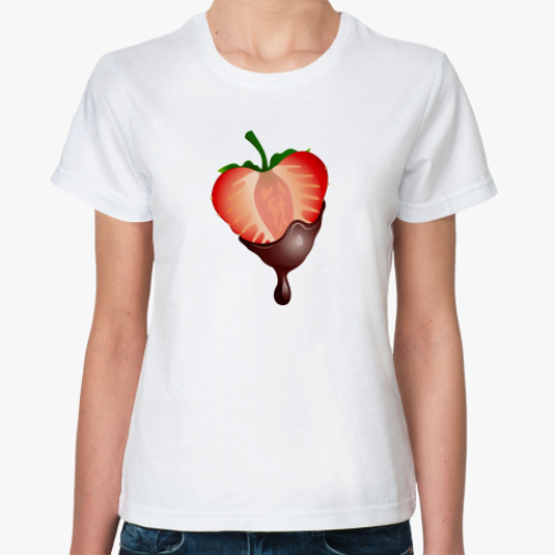 Классическая футболка Клубника