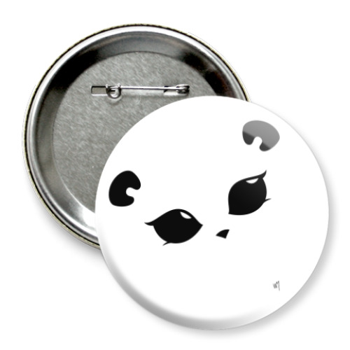 Значок 75мм Панда