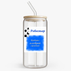 Банка с бамбуковой крышкой