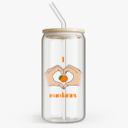 Банка с бамбуковой крышкой