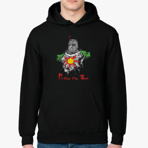 Толстовка худи с принтом Praise the sun