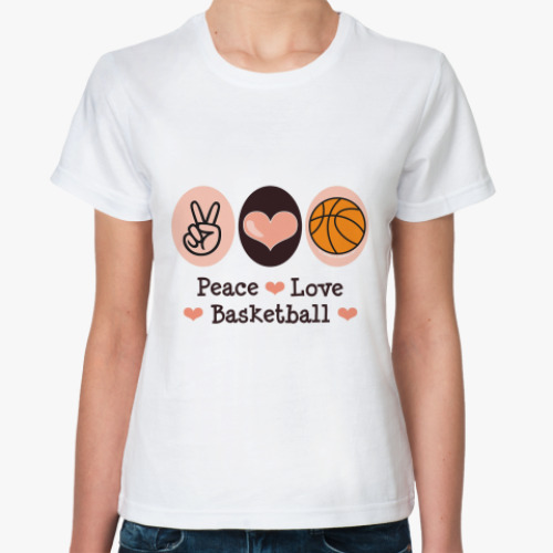 Классическая футболка  Basketball
