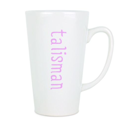 Чашка Латте с принтом Talisman ( Талисман )