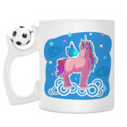 Кружка с футбольным мячиком