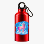 Металлическая бутылка 400 мл UV-DTF