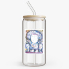 Банка с бамбуковой крышкой