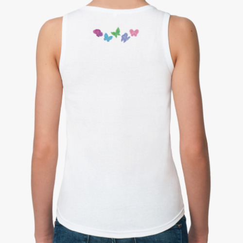 Женская майка Эйфелева башня