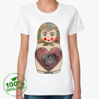 Женская футболка органик