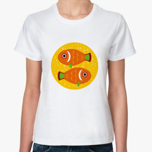 Классическая футболка рыбы
