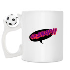 Кружка с футбольным мячиком
