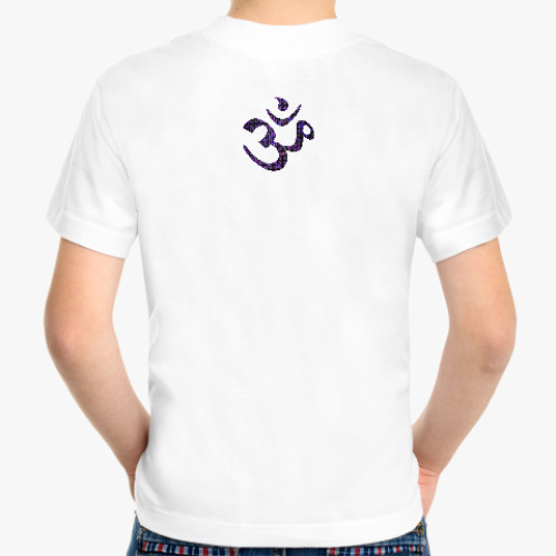 Детская футболка с принтом Погружение Ом