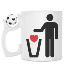 Кружка с футбольным мячиком