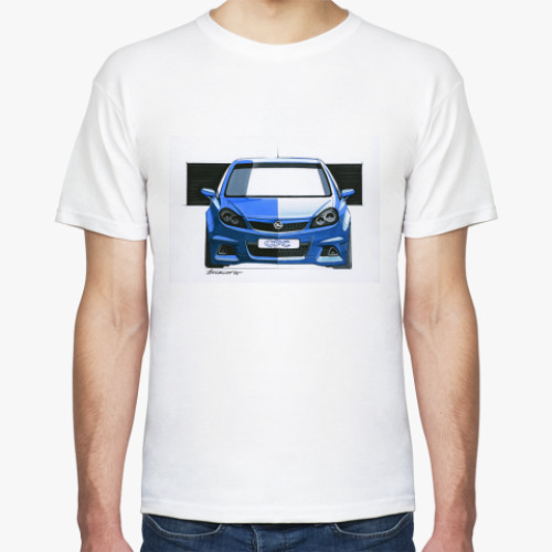 Футболка с принтом Автомобиль Opel