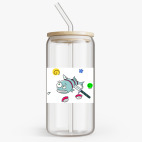 Банка с бамбуковой крышкой