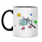 Кружка двухцветная