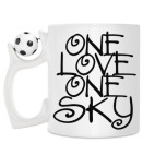 Кружка с футбольным мячиком