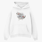 Толстовка худи оверсайз