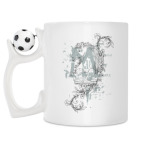 Кружка с футбольным мячиком