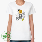 Женская футболка органик