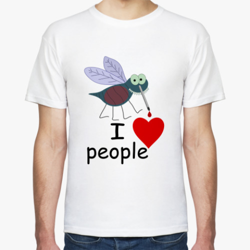 Футболка I love people