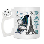 Кружка с футбольным мячиком