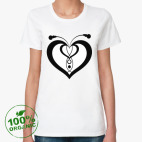 Женская футболка органик