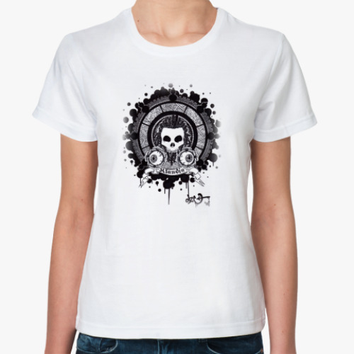 Классическая футболка с принтом Psychedelic