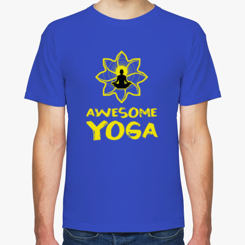 Футболка Awesome yoga - Классная йога