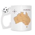 Кружка с футбольным мячиком