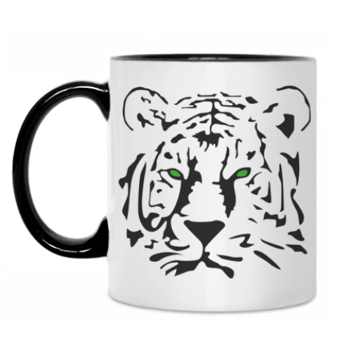 Кружка с принтом Тигр