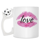 Кружка с футбольным мячиком