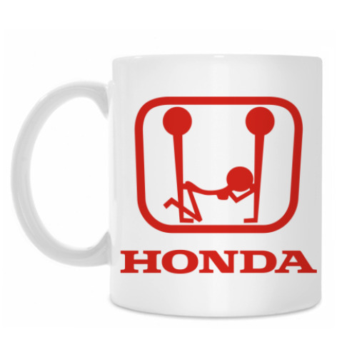 Кружка с принтом Хонда