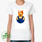 Женская футболка органик