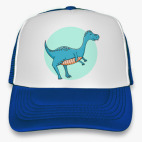 Кепка Trucker, синяя Динозаврик